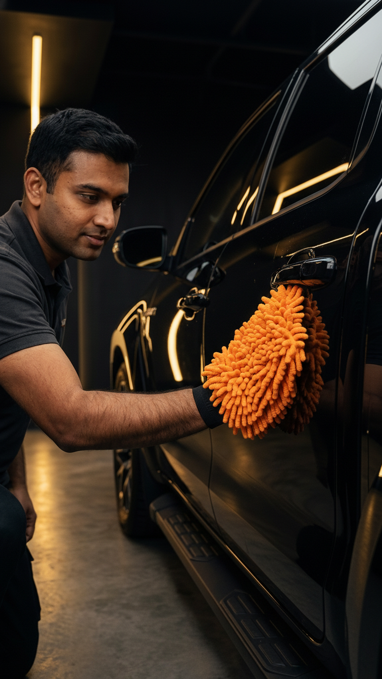 Microfiber Chenille Wash Mitt