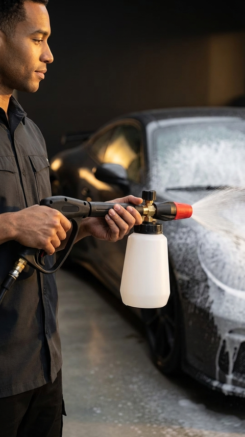 Adjustable Foam Cannon – Thick Snow Foam for Pressure Washers